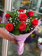 Букет цветов из:  Розы #REPLACE_PRED# Шире