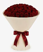 Букет 101 Бордовая роза Блэк Бакарра в Шире