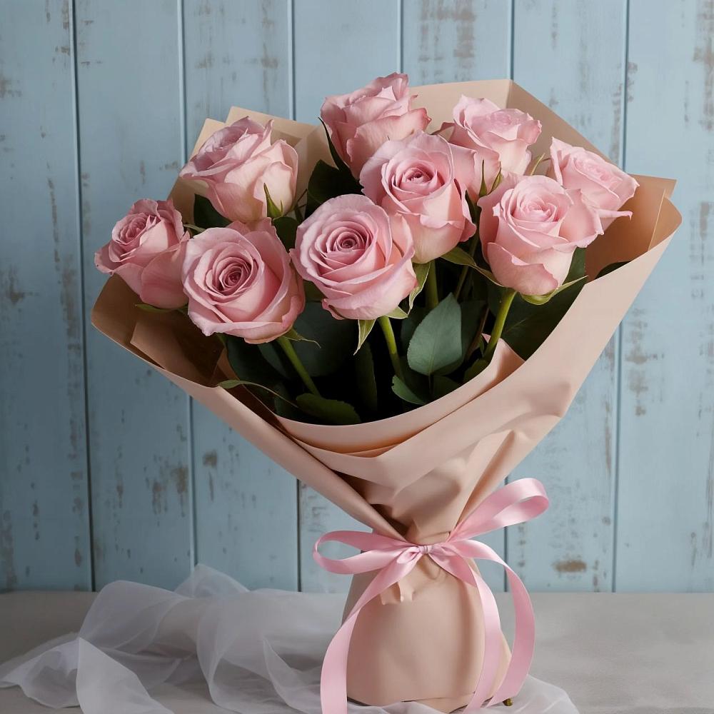 Букет цветов из: Розы в Шире