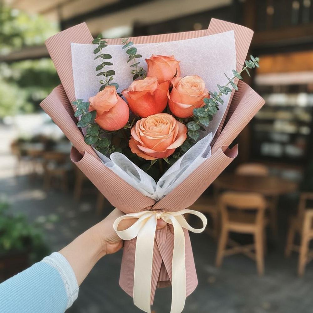 Букет цветов из: Розы в Шире