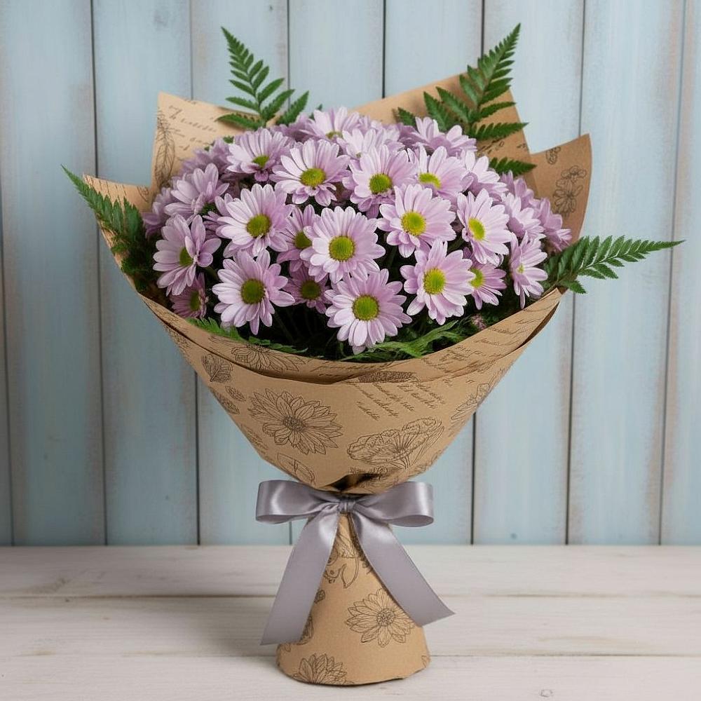 Букет цветов из: Хризантемы в Шире