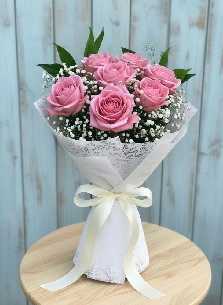Букет цветов из: Розы в Шире