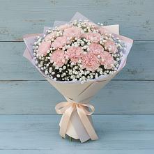 Букет цветов из:  Гвоздики в Шире