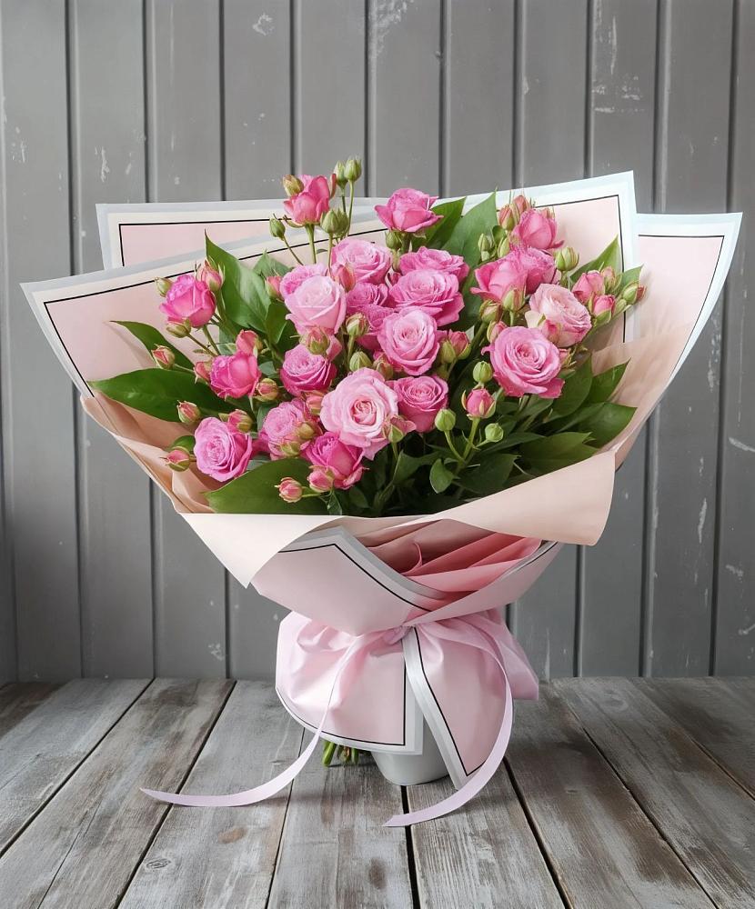 Букет Розовый кустик в Шире