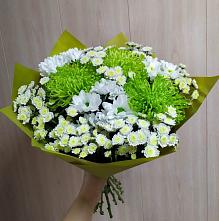 Букет цветов из:  Хризантемы #REPLACE_PRED# Шире