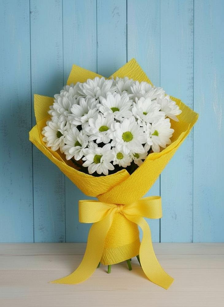 Букет цветов из: Хризантемы в Шире