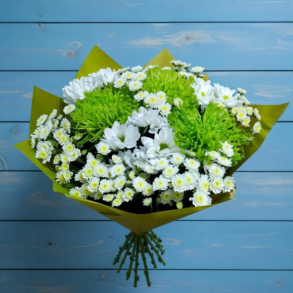 Букет цветов из: Хризантемы в Шире