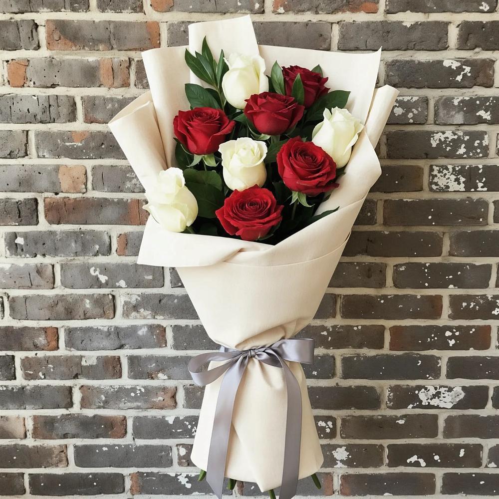 Букет цветов из: Розы в Шире