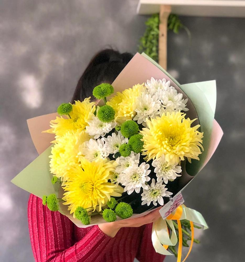 Букет цветов из: Хризантемы в Шире