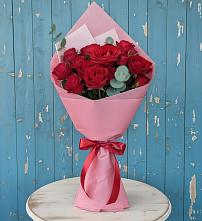 Букет цветов из:  Розы в Шире