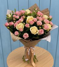 Букет цветов из:  Розы в Шире