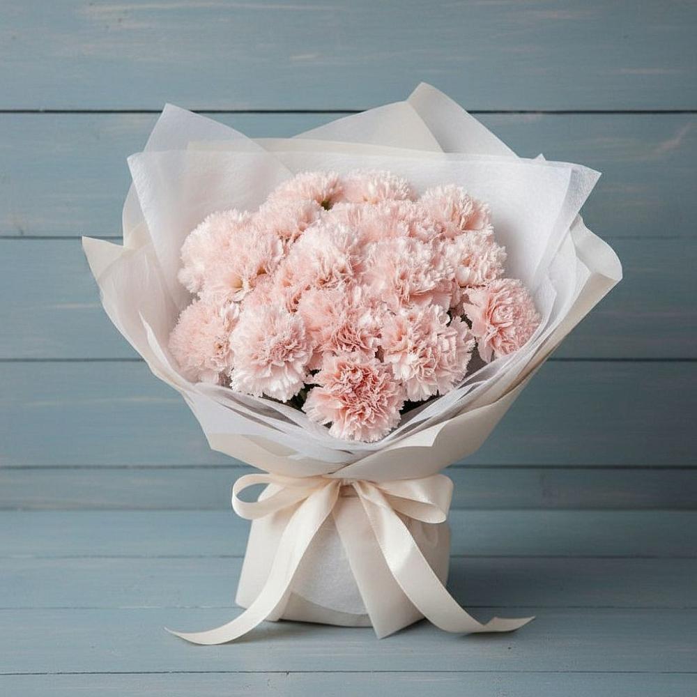 Букет цветов из: Гвоздики в Шире