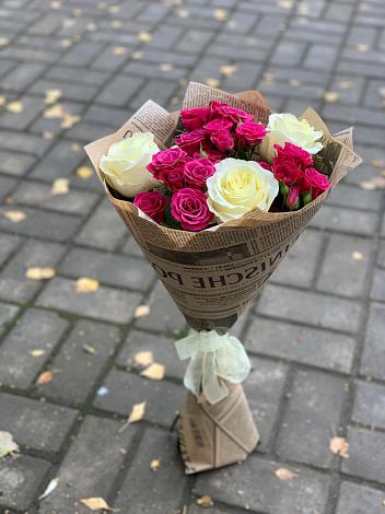Букет цветов из: Розы в Шире